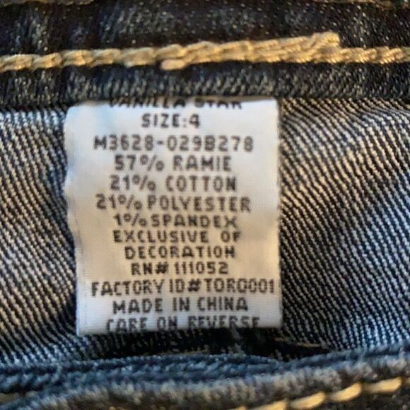 Vanilla Jeans denim Short size 4 - Picture 6 of 8